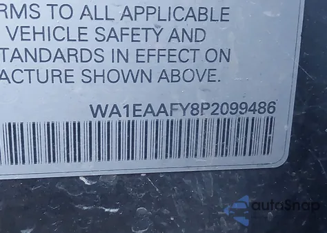 2023 Audi Q5 S Line Premium Plus from USA, damaged, VIN WA1EAAFY8P2099486